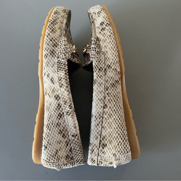 Coach‎ Olive Snakeskin Print Loafers - Picture 7 of 10